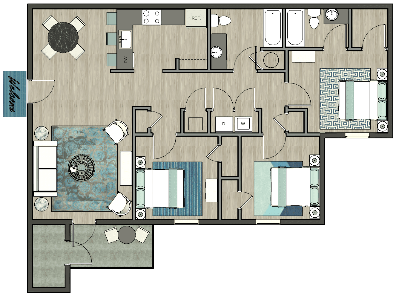 Floor Plan for The Grayson}